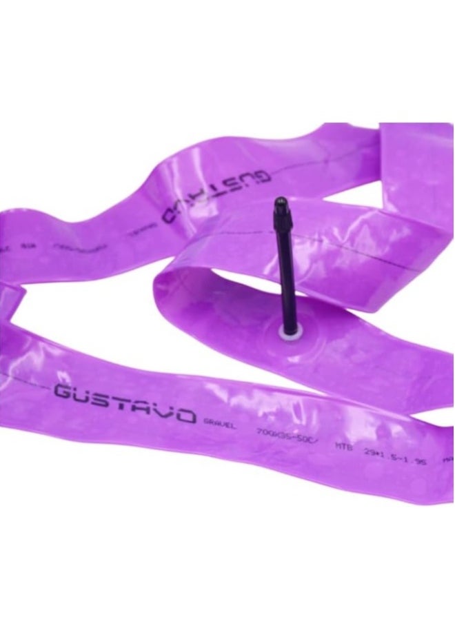 Ultralight TPU Inner Tube 700C x 35-50C per pack for gravel bikes, road bikes, 45/2.559 TPU tires, French valve tube replacement