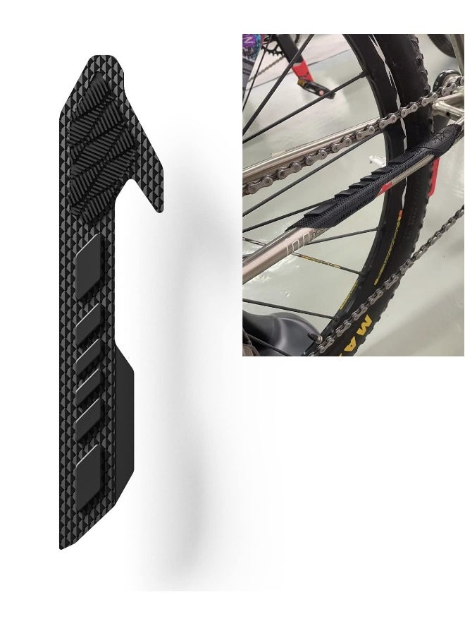 Mountain Bike Chainstay Protector, MTB Silicone Chain Stay Frame Guard, Road Bicycle Chain Pad - Protects Bike Frame from Chain Scratches