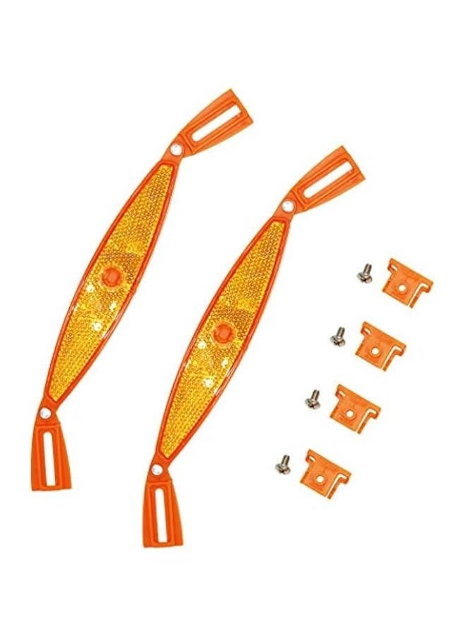 1 Pair Bicycle Spoke Reflector Warning Light Bicycle Wheel Rim Reflective MTB Road Cycling Spoke Lights Bike Bicycle Accessories
