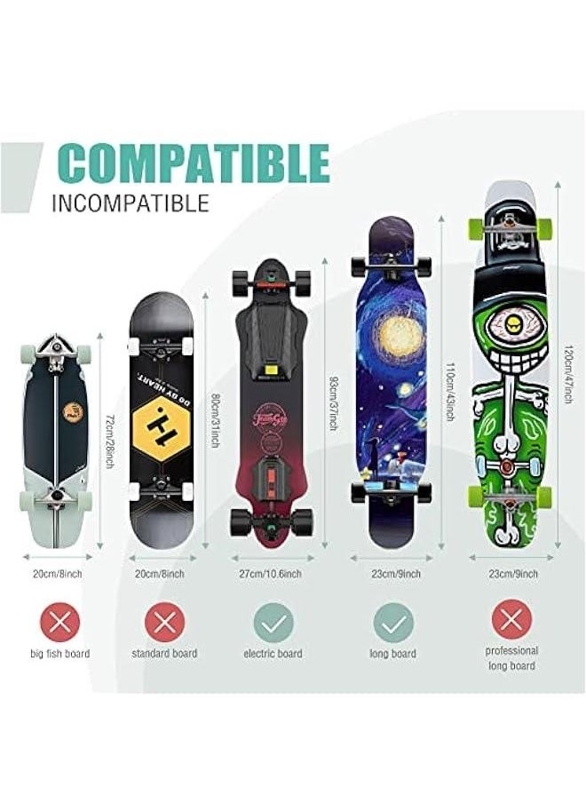 Skateboard Bag for Men WaterProof Skateboard Backpacks Bag with Adjustable Shoulder Straps Portable Skateboard Case for Electric Skateboard, Penny Board, Longboard Carry Bag (Large)