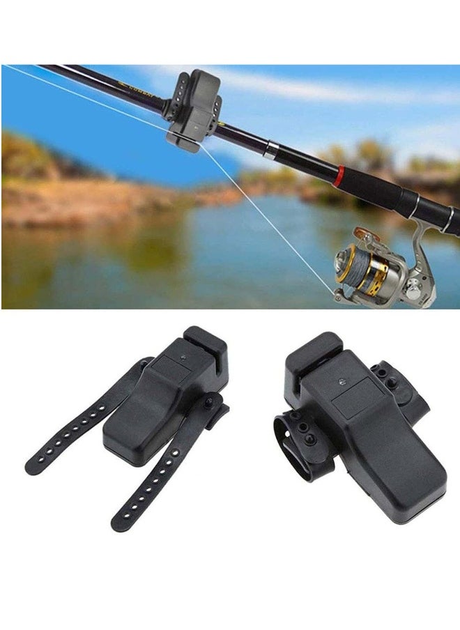 2pcs Carp Fishing Bite Alarm | Indicator Sound Bite Alert Bell with LED Lights | Fishing Alarm Bell Clip On Fishing Rod Tool for Day and Night Fishing