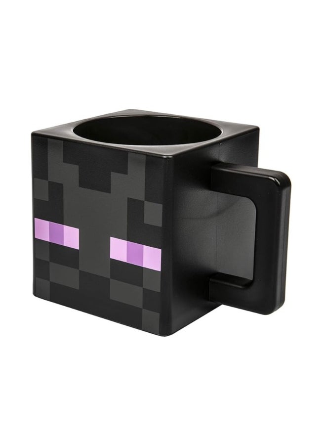 Minecraft game periphery children's Endmanfeth water cup, Minecraft Endmanfeth square plastic cup