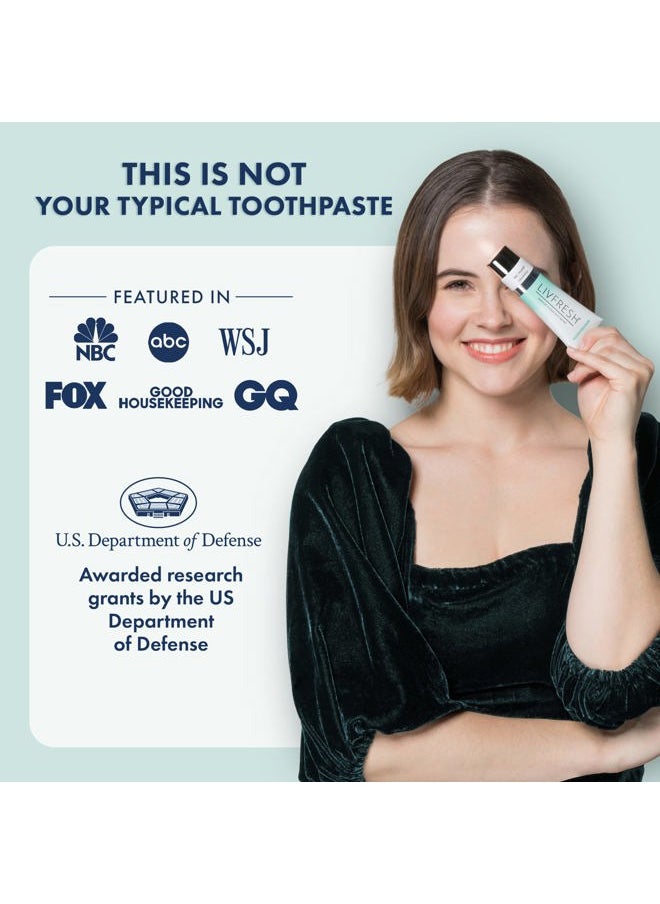 Toothpaste Gel, Clinically Proven to Remove Plaque 250% Better, Improves Gum Health 190% Better, Prevents & Reduces Tartar, Freshens Breath, SLS Free Dental Gel, Wintergreen