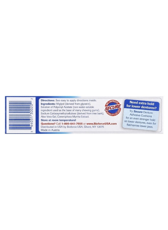 Secure Denture, The Waterproof Denture Adhesive, Sensitive, 1.4 oz (40 g)