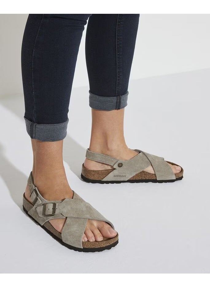 Tulum Suede Leather - Taupe