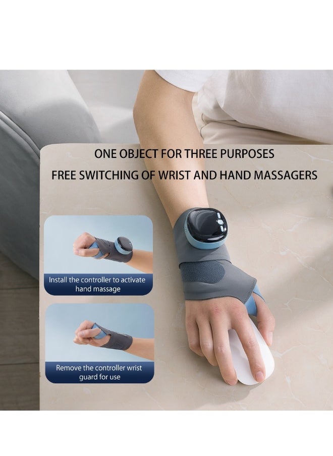 EMS smart tendon sheath hand heating wrist guard hot compress breathable detachable hand sprain massage protective gear