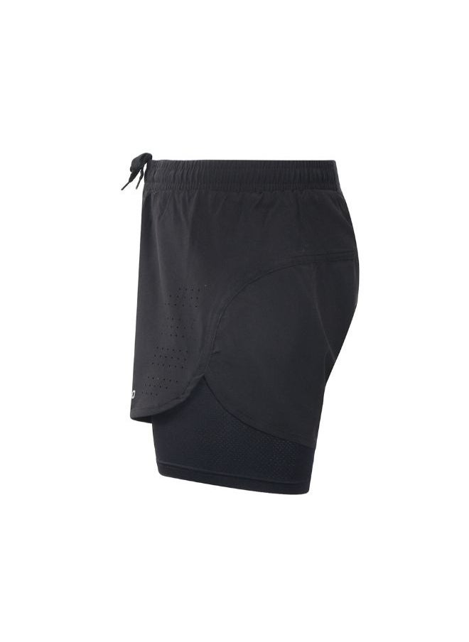2-In-1 Breathable Running Shorts With Longer Liner XL