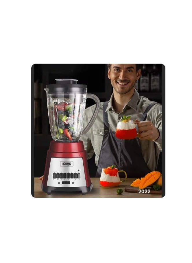 DSP Fruit Blender Maker Fresh Juice Juicer Blender Food Processor Home Appliances 600W 2.2L Tank Capacity