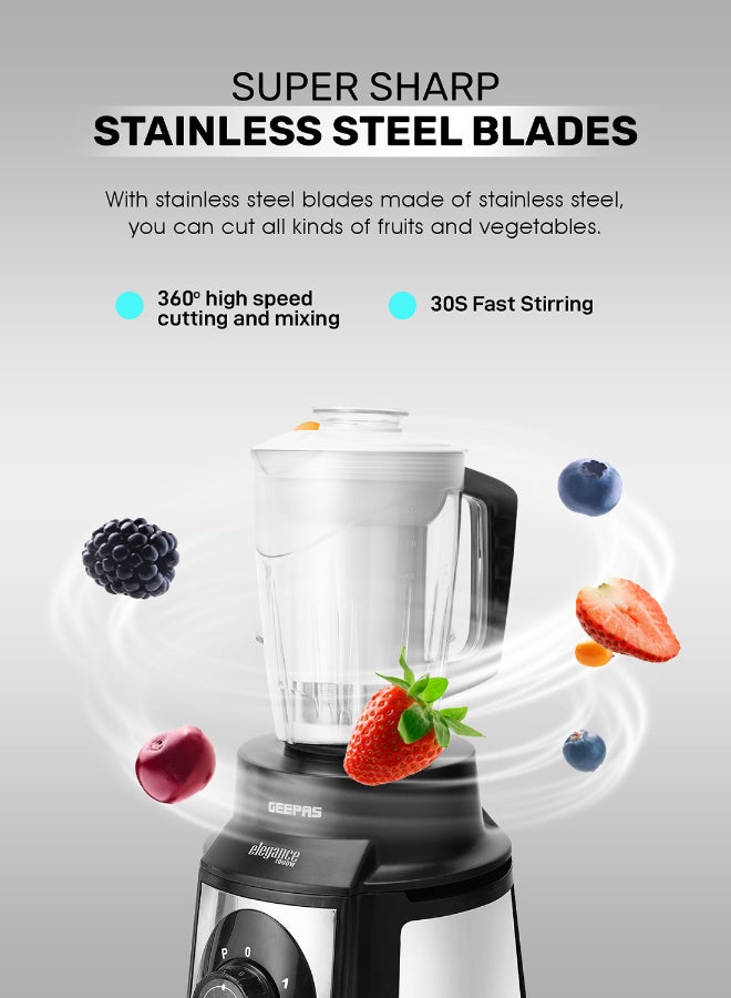 Renewed - Mixer Grinder with Super Extractor 5 In 1 Functions Powerful copper motor and Stainless steel jars Harmonic grinding Overload protection 1000 W GSB5457N White/Red