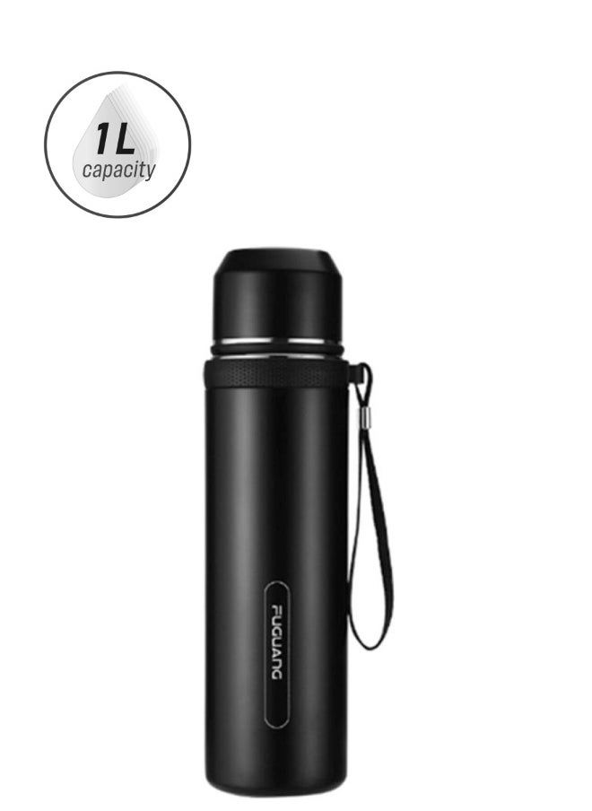 Heat Preservation Water Bottle Black