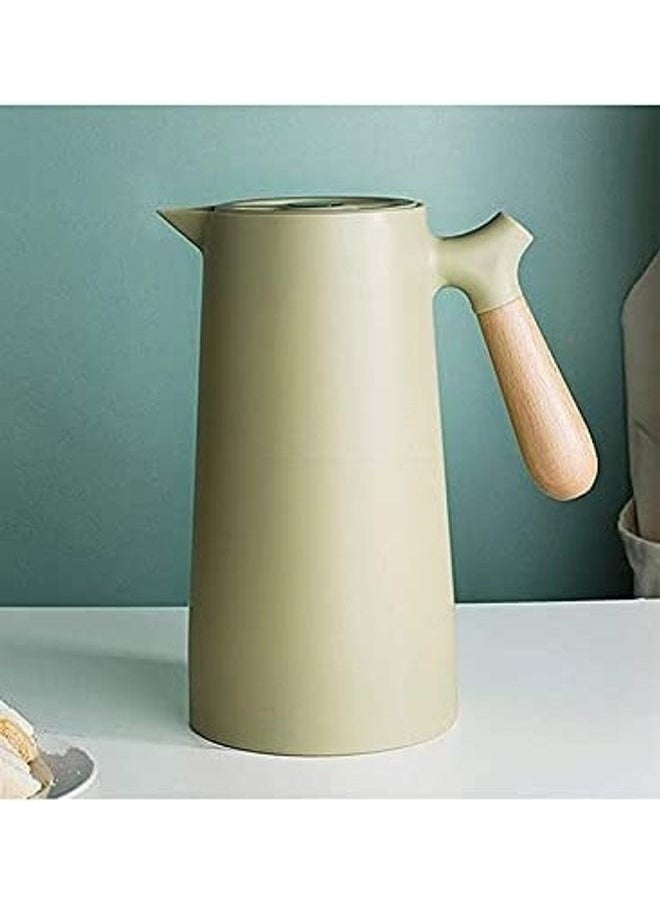 Thermal Coffee Jug Flask Green/Brown