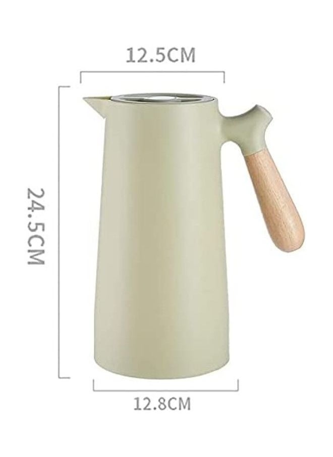 Thermal Coffee Jug Flask Green/Brown
