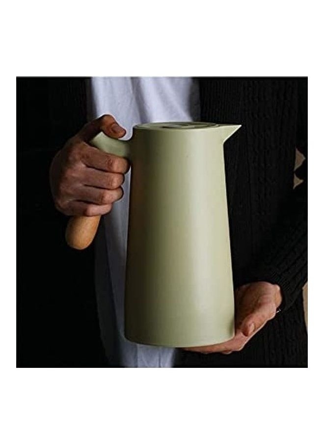 Thermal Coffee Jug Flask Green/Brown