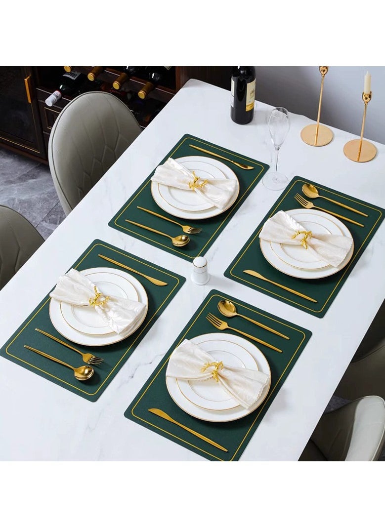 30-Piece Stainless Steel Cutlery Set Gold