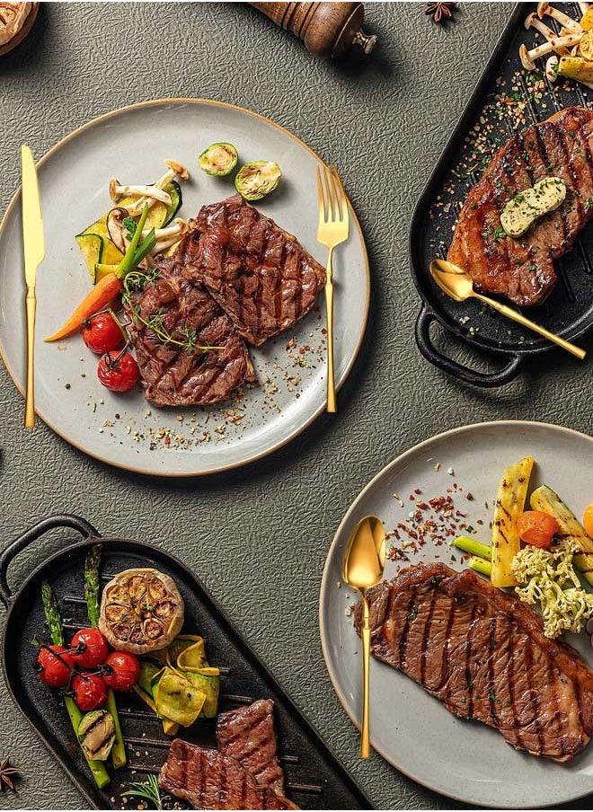4-Piece Stainless Steel Cutlery Set Gold