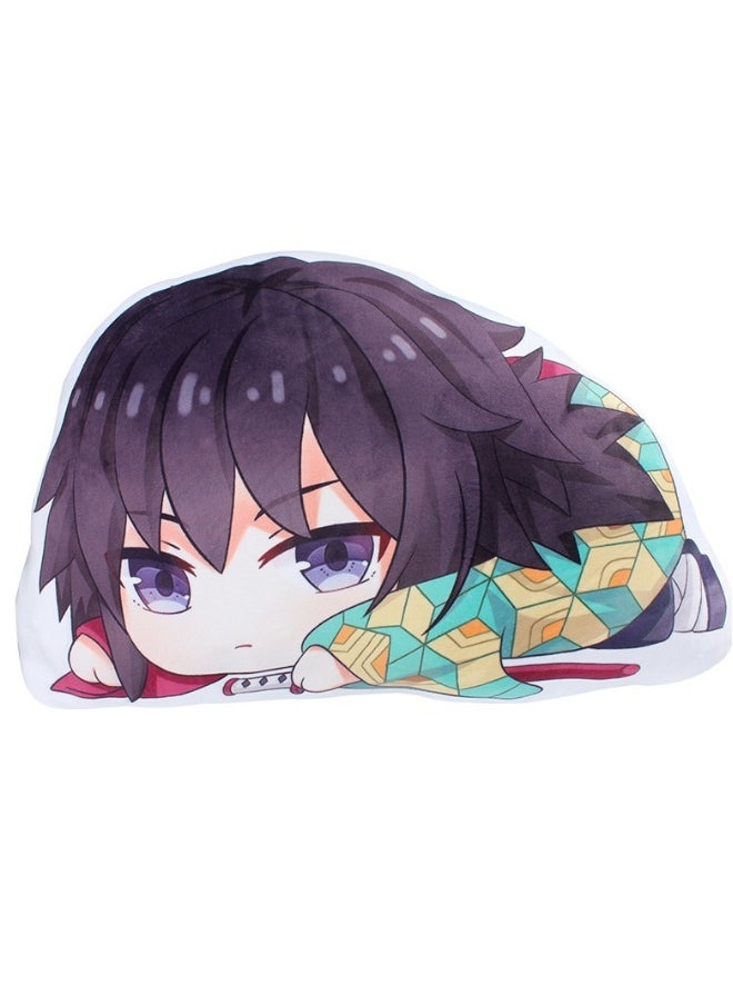 Second dimension anime peripherals Demon Slayer peripherals Tomioka Giyuu sofa cushions plush pillows special-shaped pillows