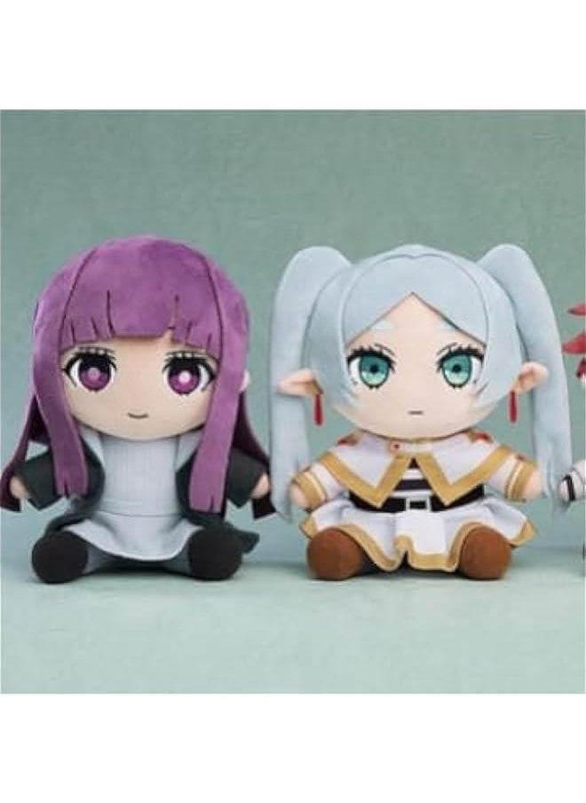 2pcs Frieren and Fern Soft Figure Pillow, Anime Soft Figure Hug Pillow Home Sofa Cushions Decoration
