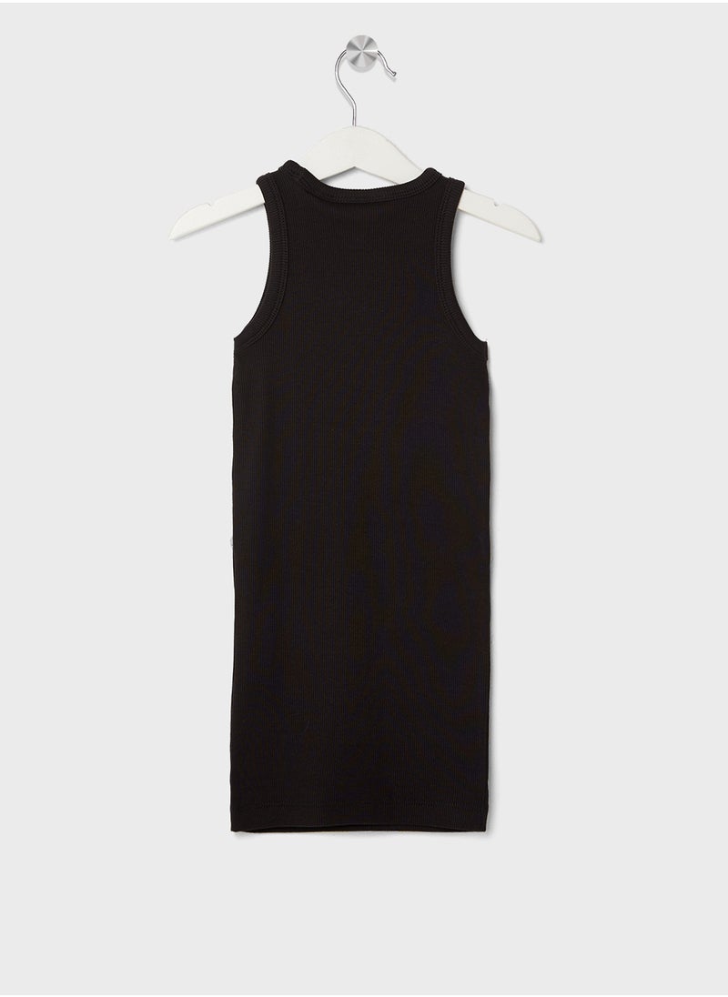 Kids Rib Sleeveless Dress