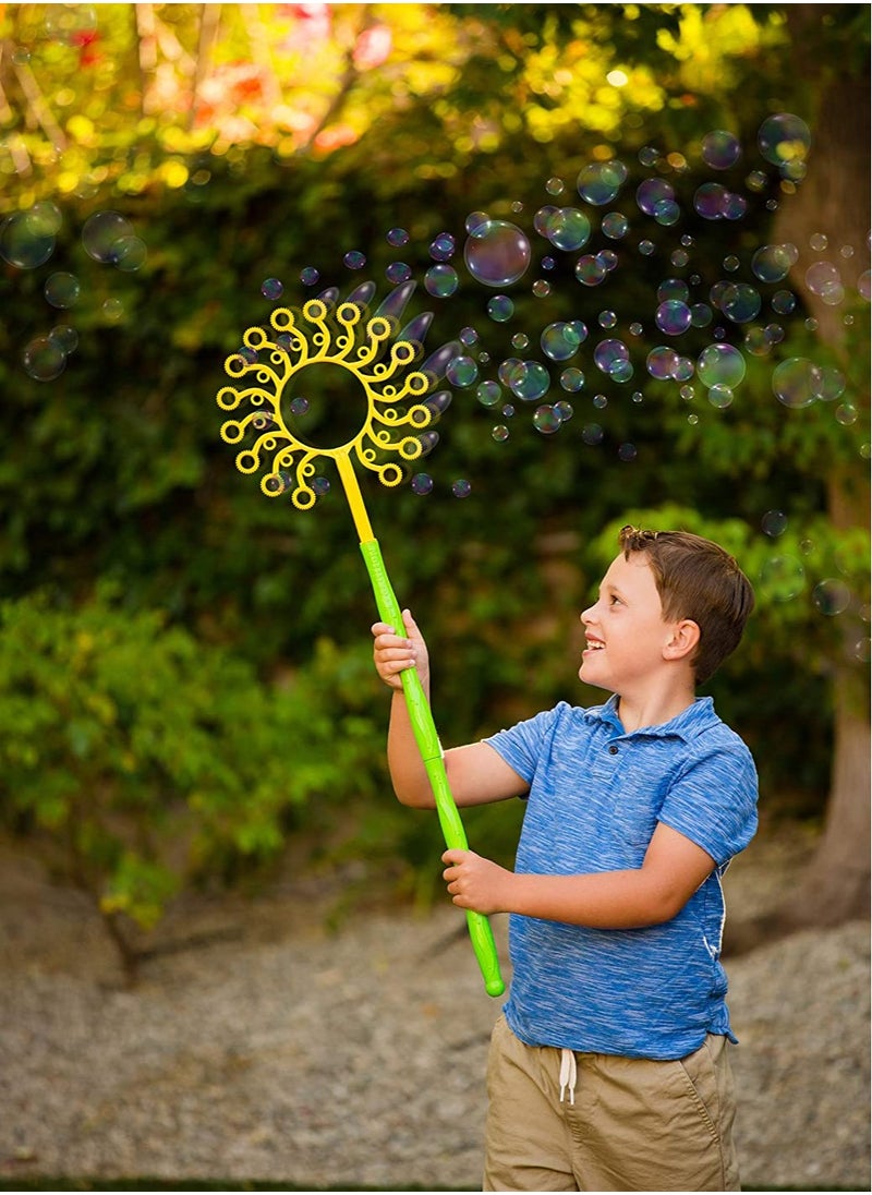 Gazillion Mega-Zillion Wand with 2 Bottles 8-Ounces Bubble Solution | Toy Bubbles | Outdoor Play | Party Favors for Kids | Bubble Blower | Gift for Kids and Adults