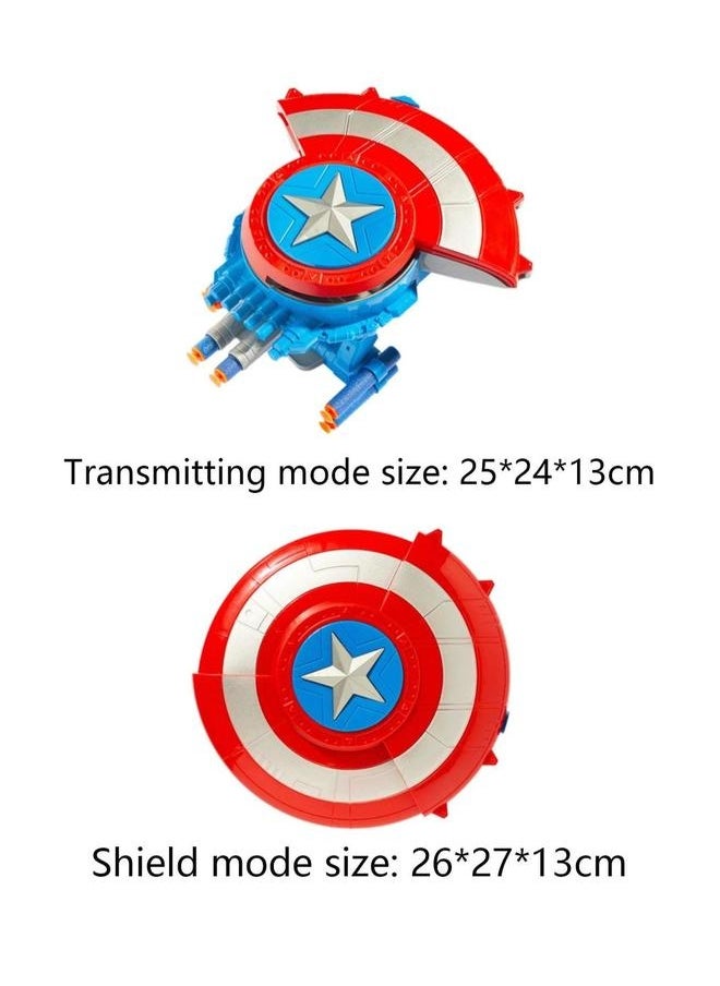Captain America Shield Launcher Soft Bullet Gun Toy Boy Birthday Gift Children'S Toys