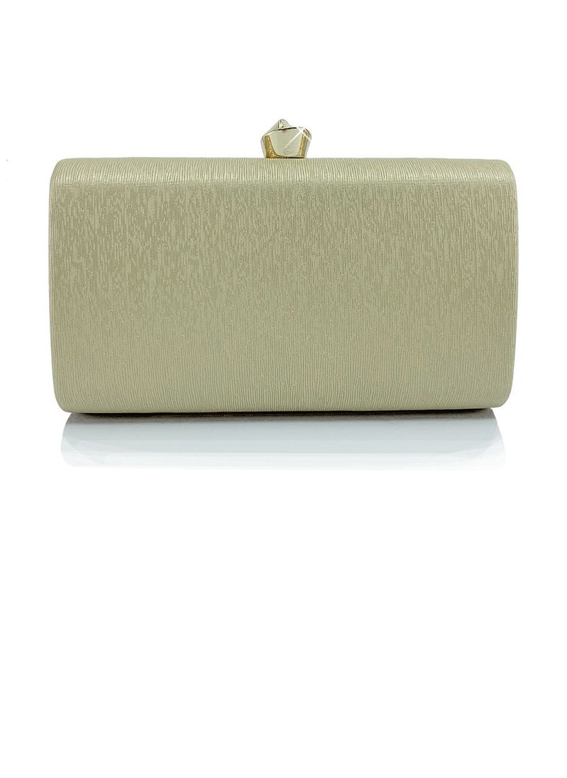 Womens Fine Glitter Fabric Clutch Purses Evening Crossbody Bag Chain Handbag for Wedding Cocktail Party Prom Light Apricot