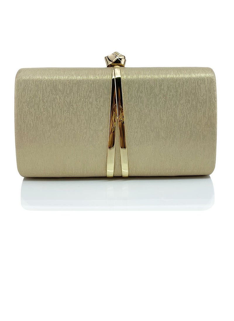 Womens Fine Glitter Fabric Clutch Purses Evening Crossbody Bag Chain Handbag for Wedding Cocktail Party Prom Light Apricot