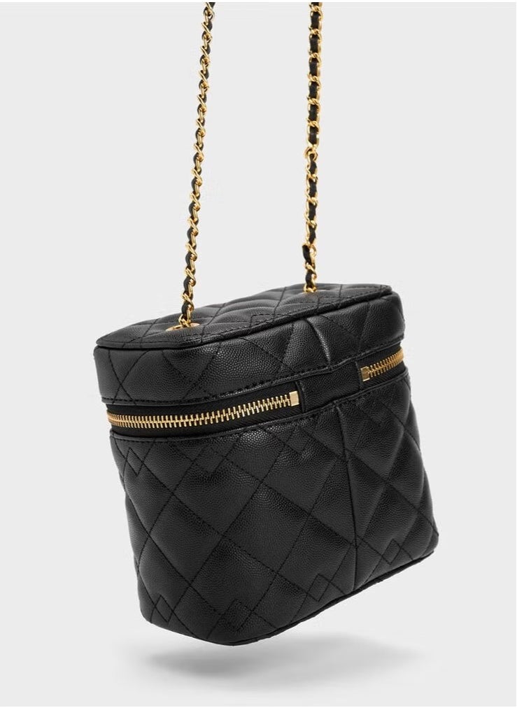 Charles & Keith Nez Quilted Boxy Bag