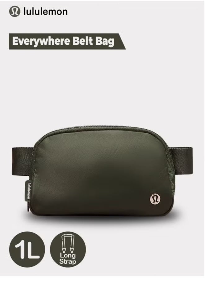 Everywhere Belt Bag, Compact Crossbody Bag with Zippered Pockets, Exterior Pocket, and Interior Essentials Storage for On-the-Go Convenience