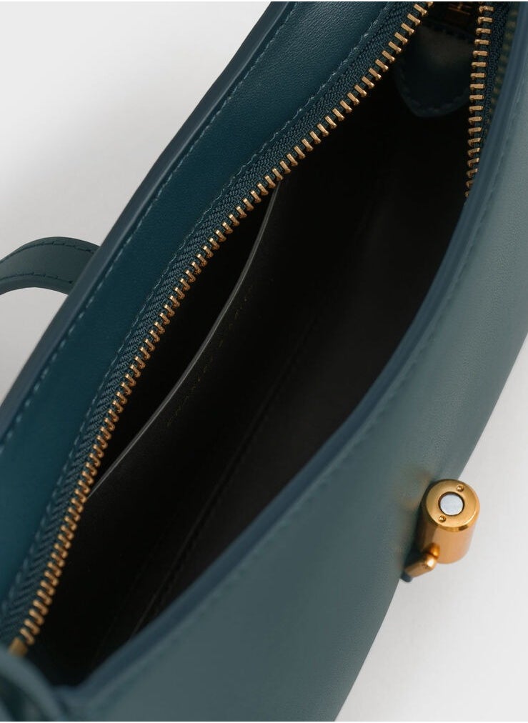 esia Metallic Accent Shoulder Bag