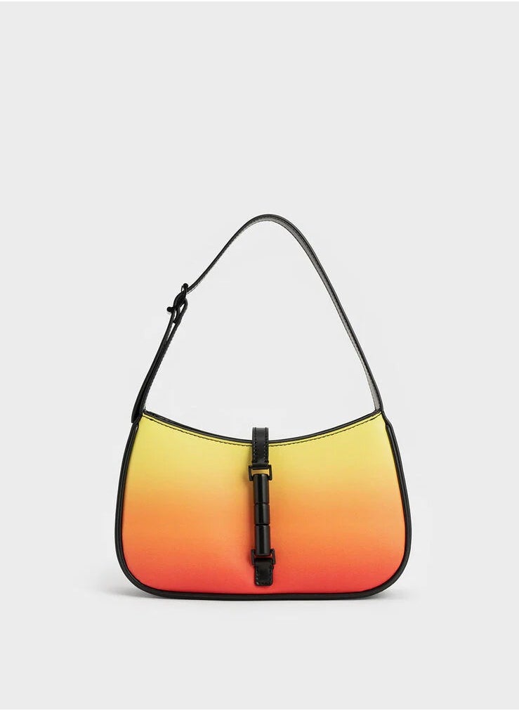 esia Metallic Accent Shoulder Bag