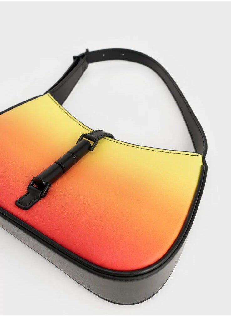 esia Metallic Accent Shoulder Bag