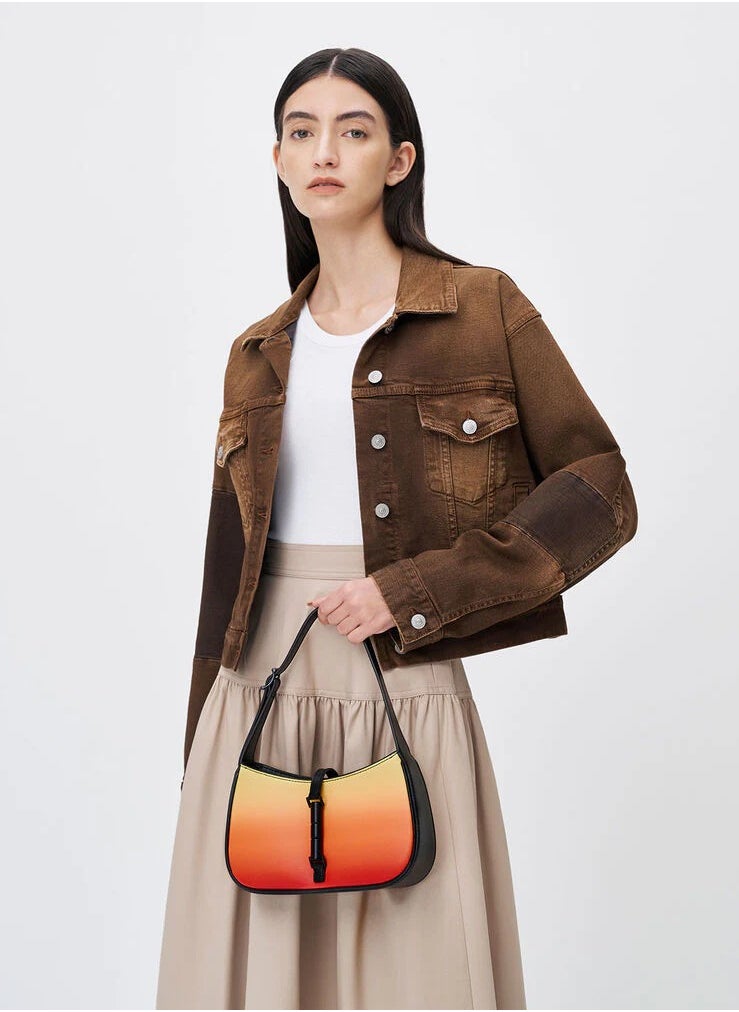 esia Metallic Accent Shoulder Bag