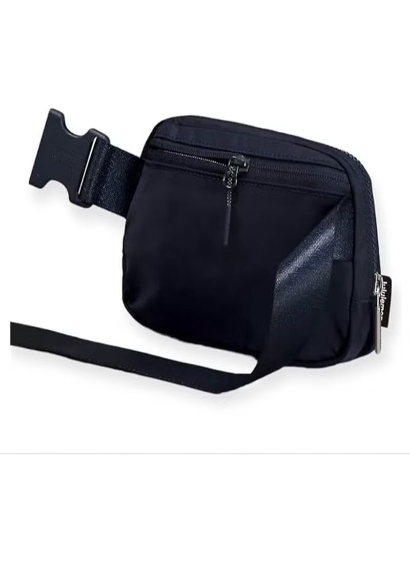 Everywhere Belt Bag, Compact Crossbody Bag with Zippered Pockets, Exterior Pocket, and Interior Essentials Storage for On-the-Go Convenience, Black