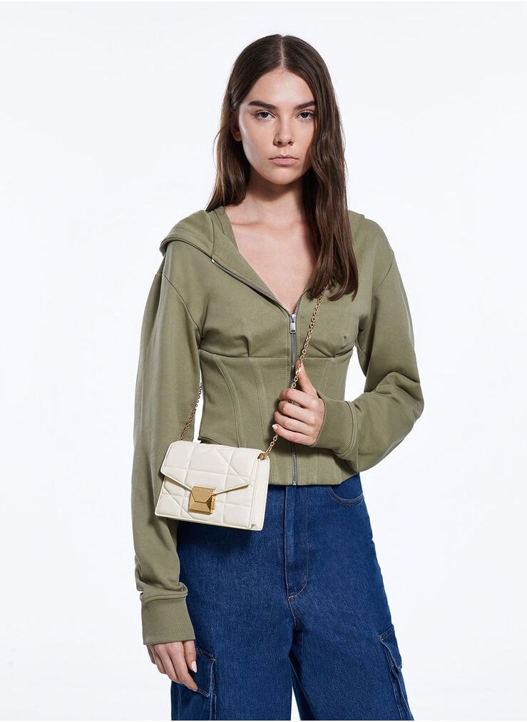 Charles Keith Rectangular Clutch Bag