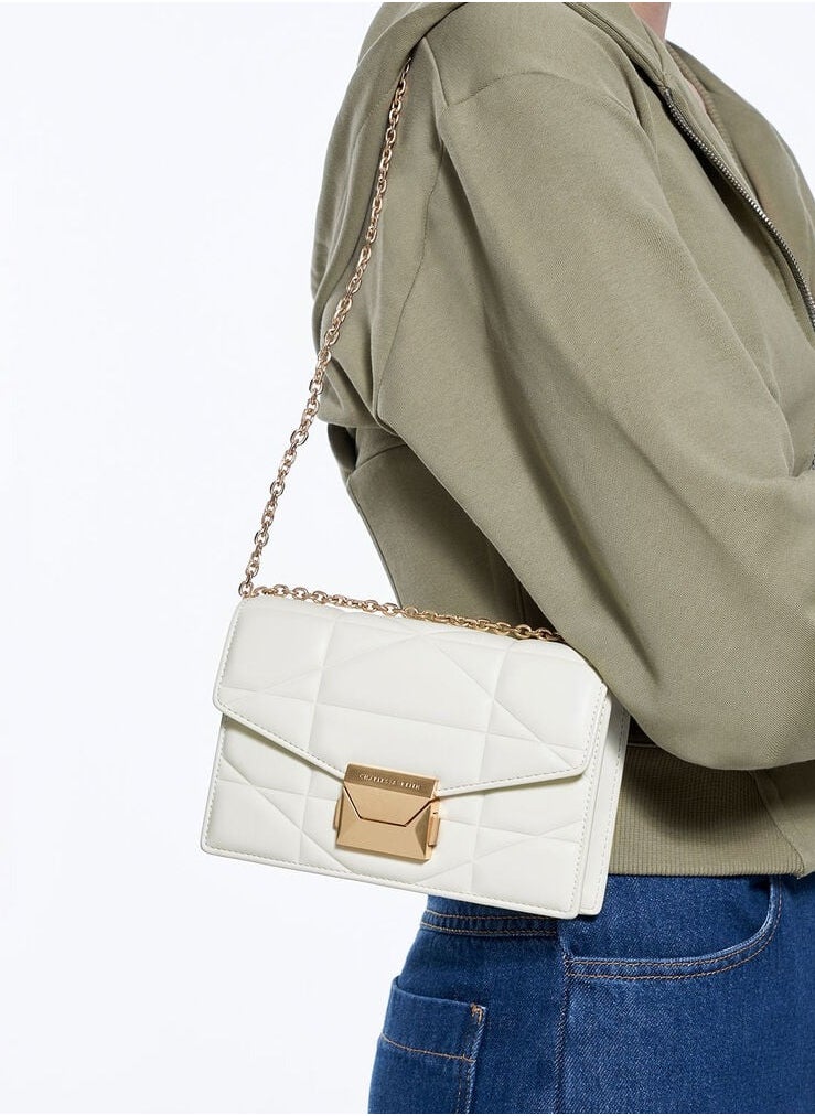Charles Keith Rectangular Clutch Bag