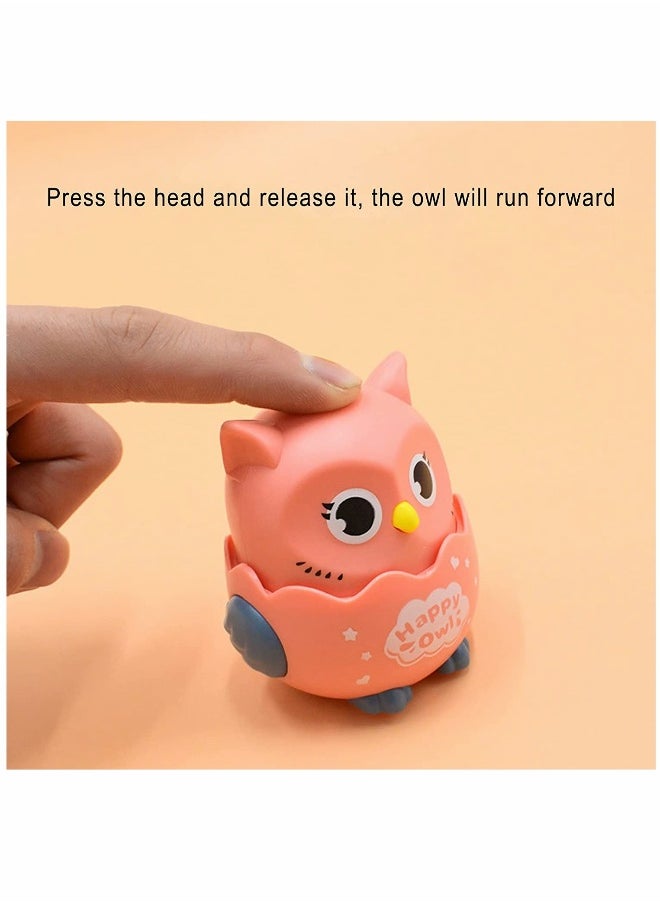 Toy Cars, Press and Go Toy Car, Owl Toy, Baby Car Toys, for 1 2 3-Year-Old Boys Birthday Gift Toy Animal Car