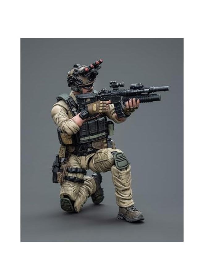 1/18 Soldier Action Figures,4inch Army Military Second Army Star Cavalry Soldier Models Kits (Ranger)