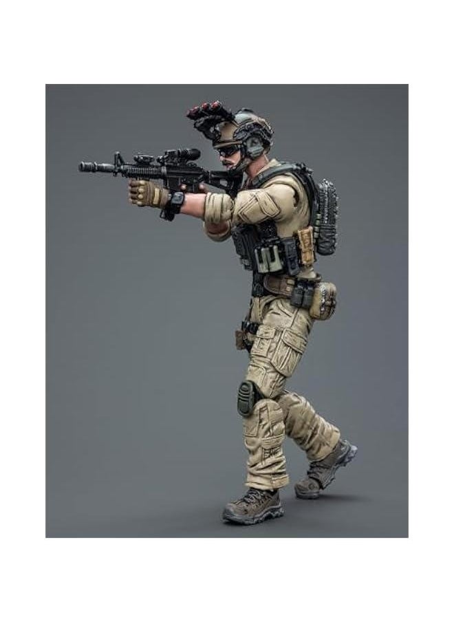 1/18 Soldier Action Figures,4inch Army Military Second Army Star Cavalry Soldier Models Kits (Ranger)