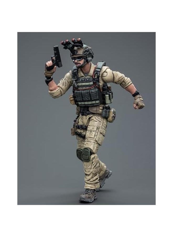 1/18 Soldier Action Figures,4inch Army Military Second Army Star Cavalry Soldier Models Kits (Ranger)