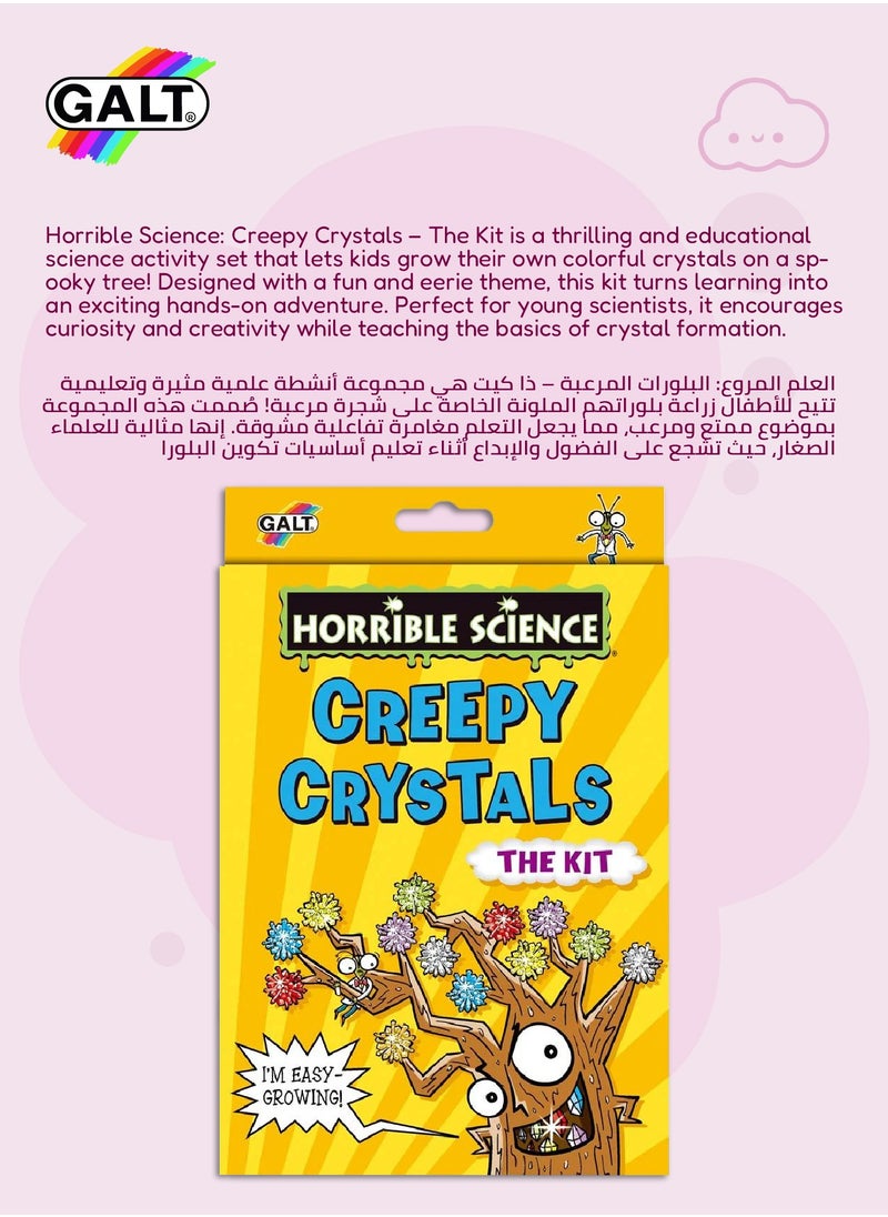 Science Kit for Kids | Creepy Crystal Tree Kit | Grow Your Own Crystals | Educational STEM Toy | 8 Years and Up | Includes Crystals, Petri-Dish, and More | 25.5 x 19.5 x 6 cm