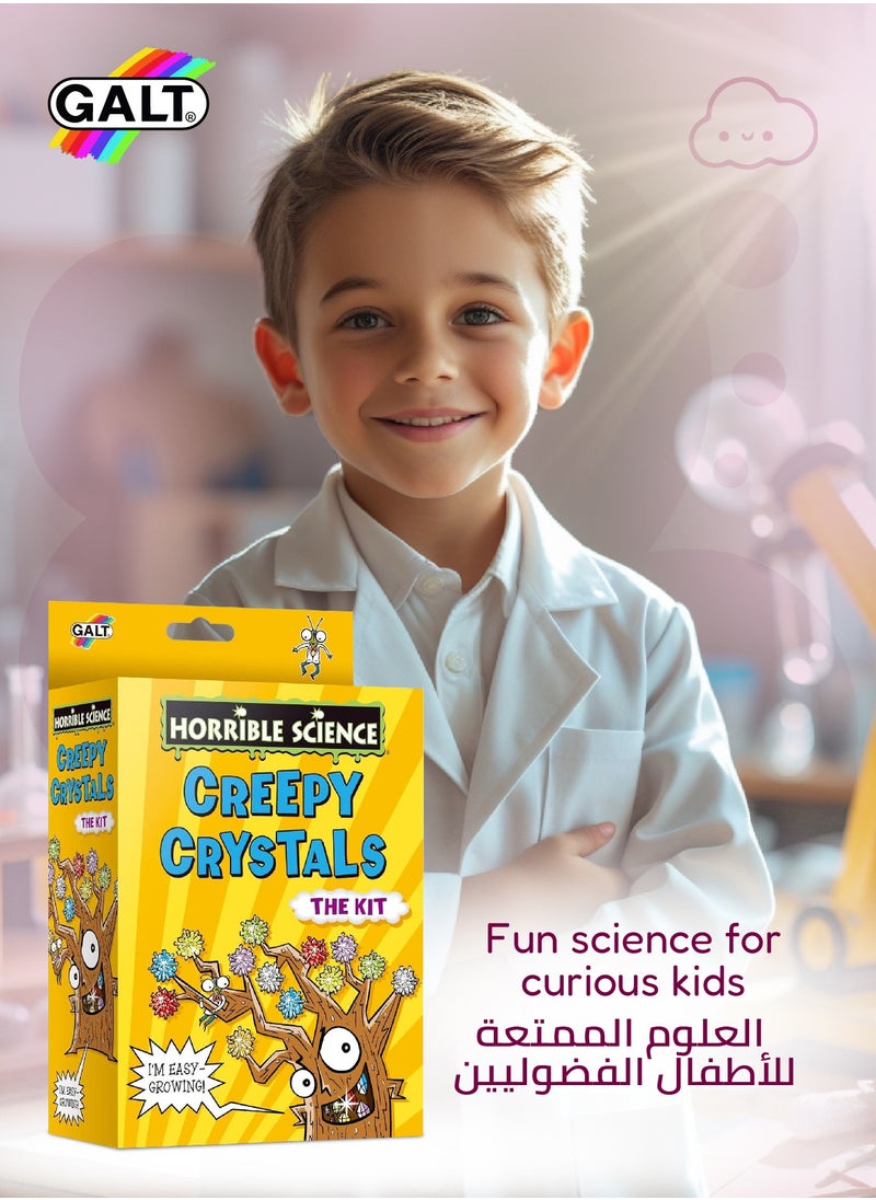 Science Kit for Kids | Creepy Crystal Tree Kit | Grow Your Own Crystals | Educational STEM Toy | 8 Years and Up | Includes Crystals, Petri-Dish, and More | 25.5 x 19.5 x 6 cm