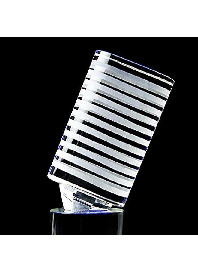 1pc Fancy Crystal Music Voice Cup Figurines Microphone Award Trophy Crystals Statue for Singing Souvenir Gifts