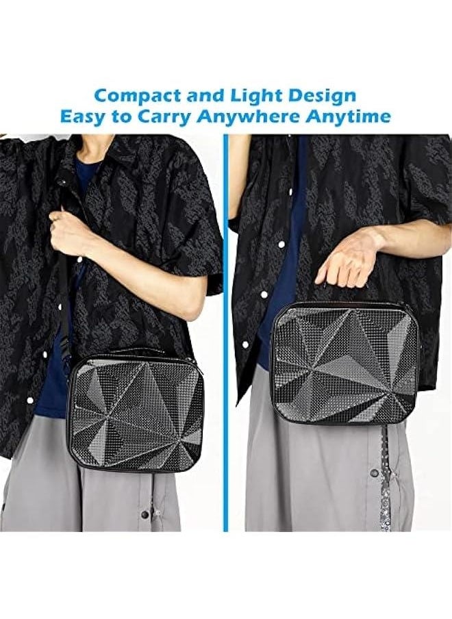 Case for Quest 2  Carrying Case for Quest 2 Hard Shell Travel Protective Case for VR Gaming Headset and Touch Controllers Carrying Bag with Lens Protector for Quest 2 Accessories