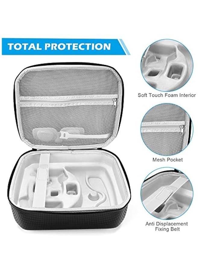 Case for Quest 2  Carrying Case for Quest 2 Hard Shell Travel Protective Case for VR Gaming Headset and Touch Controllers Carrying Bag with Lens Protector for Quest 2 Accessories