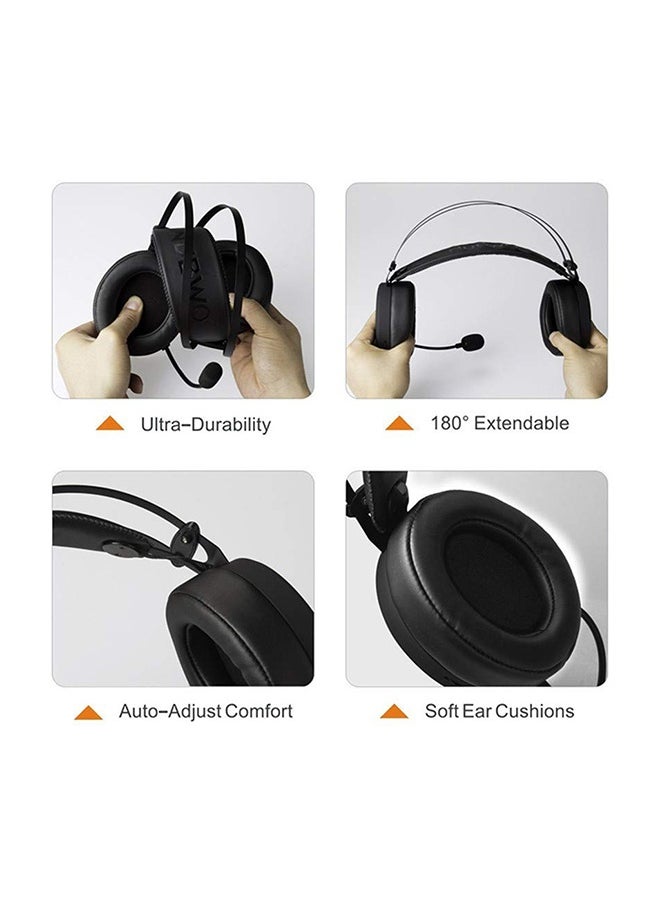 Deep Bass Over-Ear Gaming Wired Headphones With Mic For PS4/PS5/XOne/XSeries/Nintendo Switch And PC