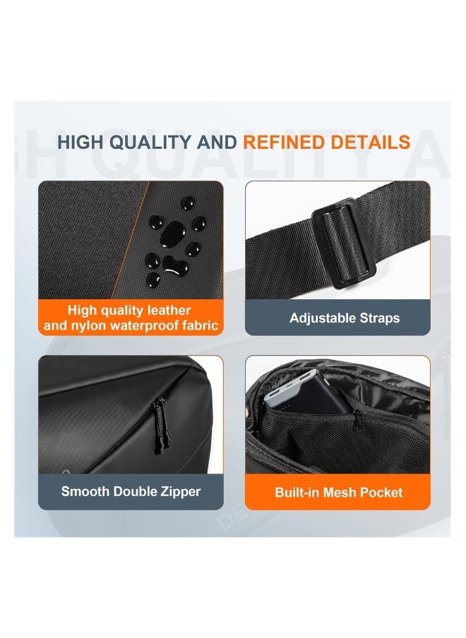 Travel Carrying Case for Steam Deck ASUS ROG Ally Handheld with Multi-Pockets Lightweight Storage Bag for Accessories