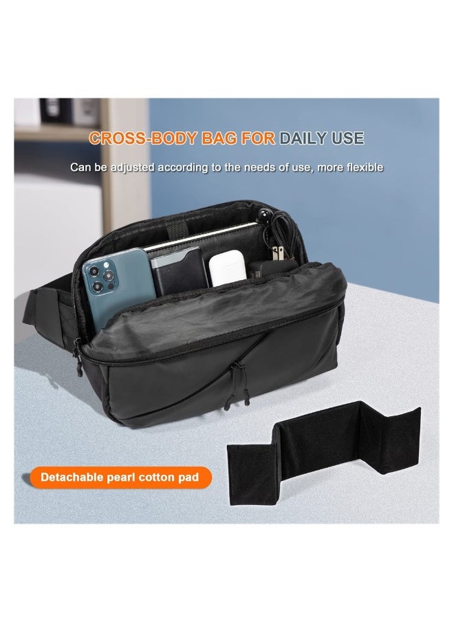 Travel Carrying Case for Steam Deck ASUS ROG Ally Handheld with Multi-Pockets Lightweight Storage Bag for Accessories