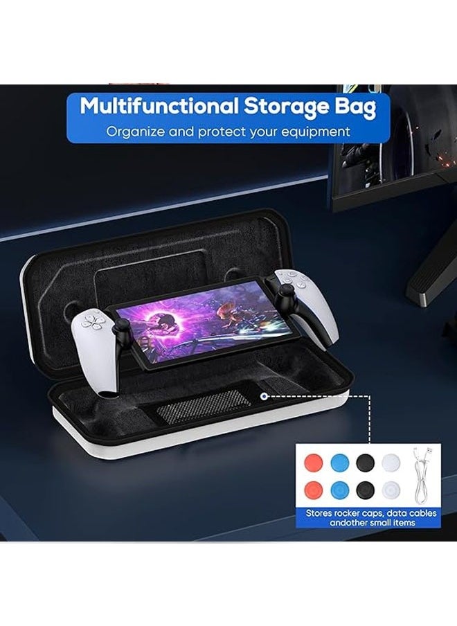 PlayStation 5 Portal Carrying Case, EVA Protection, Hard Shell Portable Travel Tote Case, Complete Protective Case, PlayStation Portal Remote Player Accessories