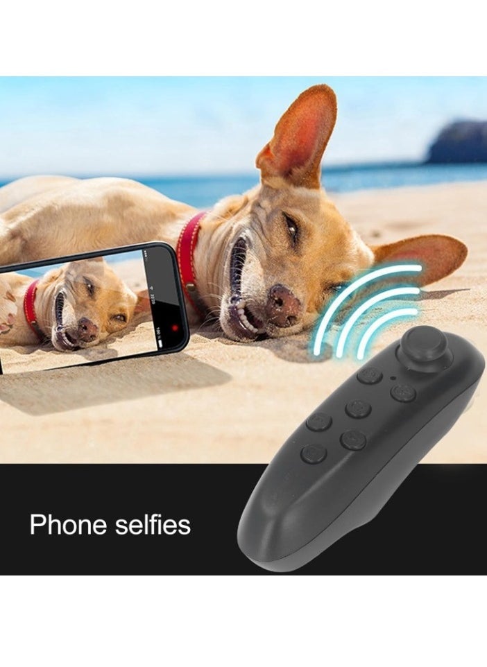 Mini VR Remote Control, Portable VR Game Handle Joystick, Lightweight VR Remote Controller Gamepad, Durable Wireless Bluetooth Controller For VR Android IOS Tablets Pc, (Pack Of 2pcs, Black)