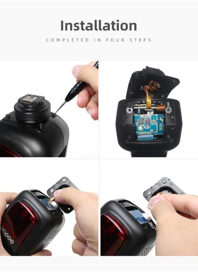 V1S Hot Shoe Mounting Foot Fix Compatible Fit for Godox V1-S Speedlite Flash Repai Parts (V1S Hot Shoe)